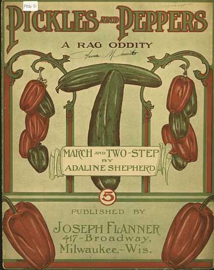 Sheet Music - Pickles and peppers