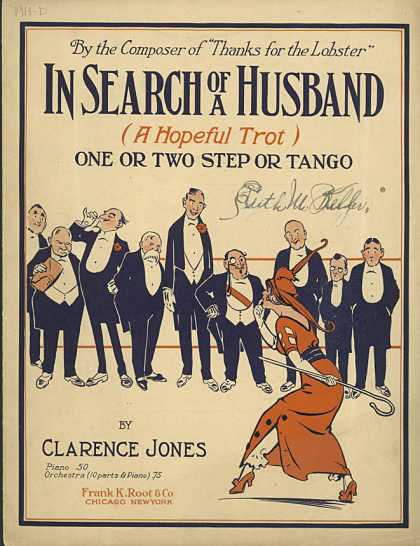 Sheet Music - In search of a husband