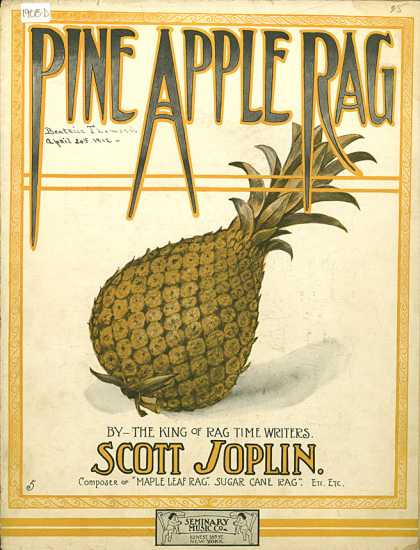 Sheet Music - Pine apple rag