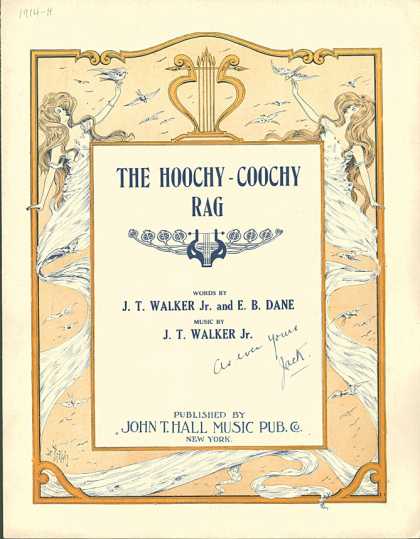 Sheet Music - The hoochy-coochy rag
