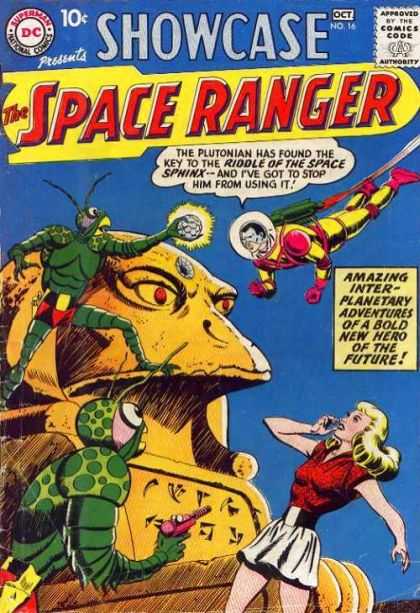 Showcase 16 - Space Ranger - Plutonian - Riddle Of The Space Sphinx - Inter-planetary Adventures - Bold New Hero Of The Future