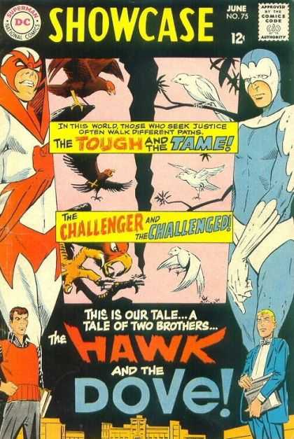Showcase 75 - The Tough And The Tame - The Challenger And The Challenged - The Hawk And The Dove - Tale Of Two Brothers - June No 75