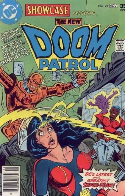 Showcase 95 - The Doom Patrol - Robotman - General Immortus - Super-team - Laser - Jim Aparo