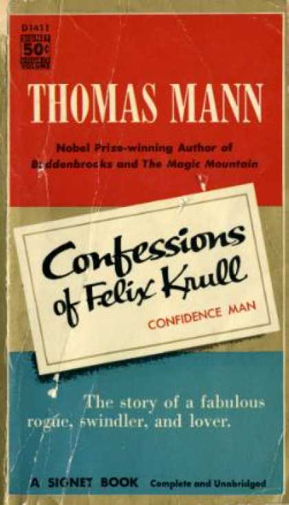 Signet Books - Confessions of Felix Krull, Confidence Man - Thomas Mann