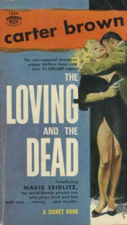 Signet Books - The Loving and the Dead - Carter Brown