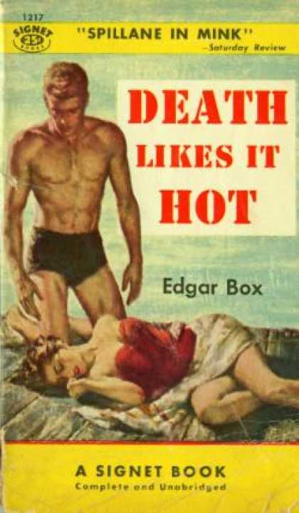 Signet Books - Death Likes It Hot - Edgar (pseudonym of Gore Vidal) Box
