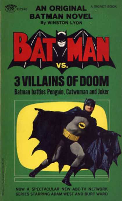 Signet Books - Batman Vs. Three Villains of Doom