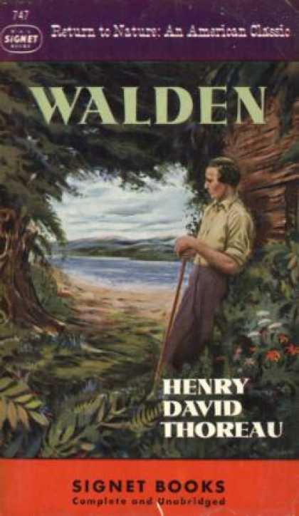 Signet Books - Walden: Return To Nature, an American Classic