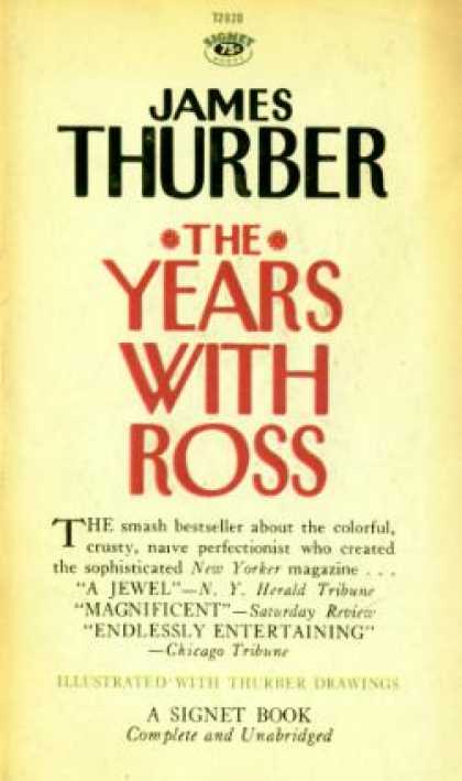 Signet Books - The Years With Ross - James Thurber