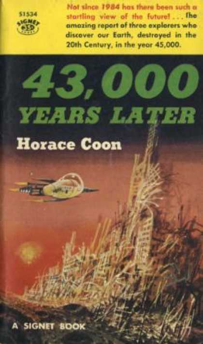Signet Books - 43,000 Years Later - Horace Coon