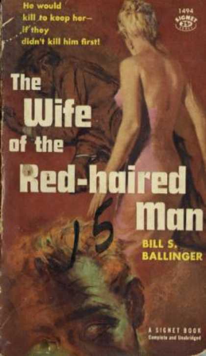 Signet Books - The Wife of the Red-haired Man - Bill S Ballinger
