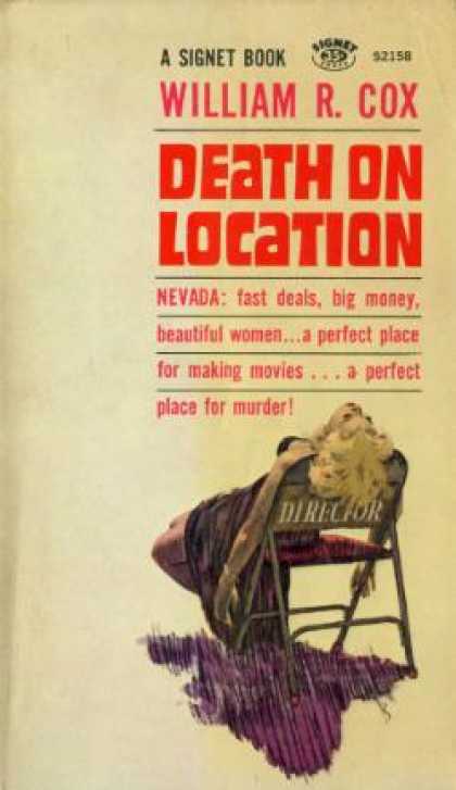 Signet Books - Death On Location - William Robert Cox
