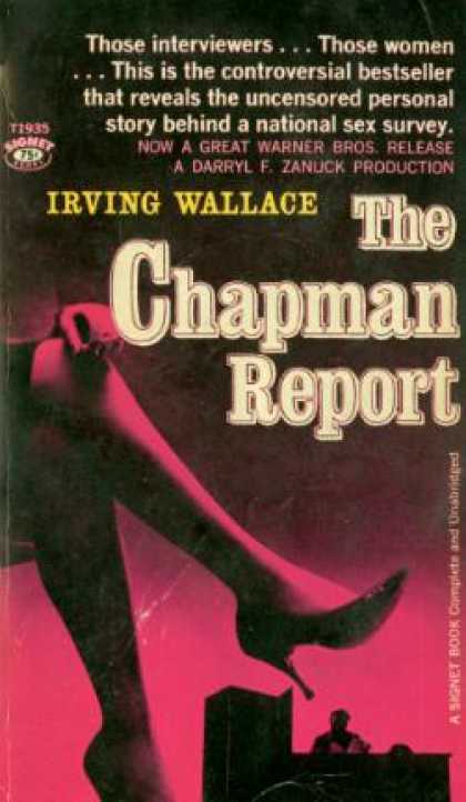 Signet Books - The Chapman Report #t1935 - Irving Wallace
