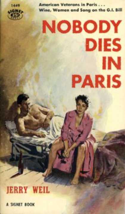 Signet Books - Nobody Dies In Paris - Jerry Weil