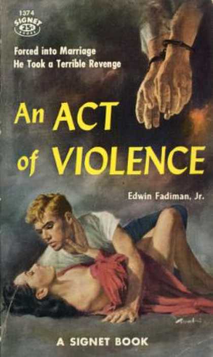Signet Books - An Act of Violence - Edwin Fadiman, Jr.