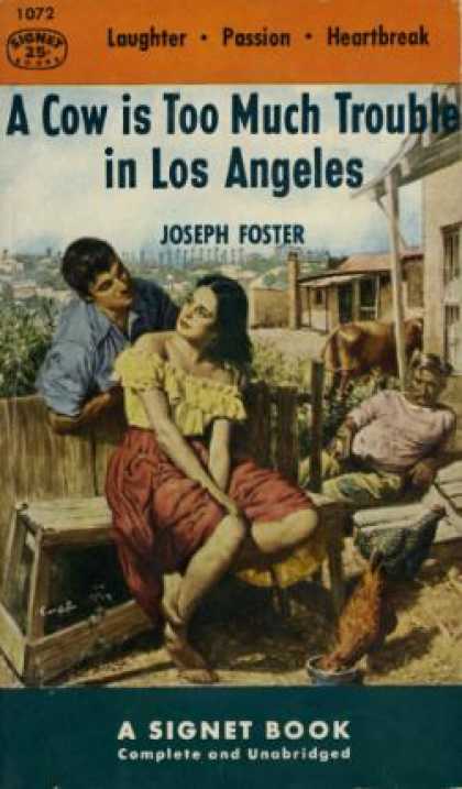 Signet Books - A Cow Is Too Much Trouble In Los Angeles - Joseph Foster