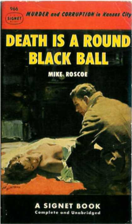 Signet Books - Death Is a Round Black Ball - Mike Roscoe