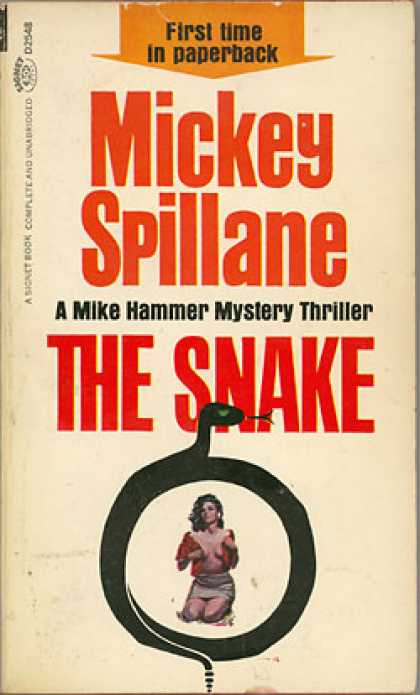 Signet Books - The Snake - Mickey Spillane