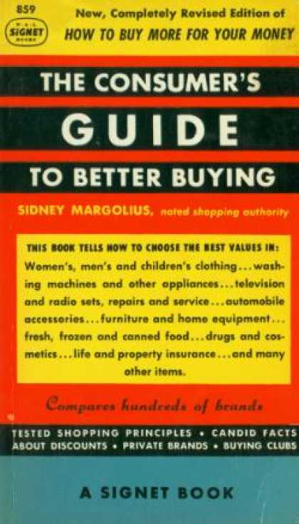 Signet Books - Consumer's Guide To Better Buying