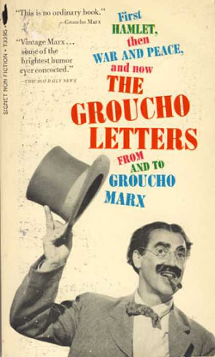 Signet Books - The Groucho Letters From and To Groucho Marx