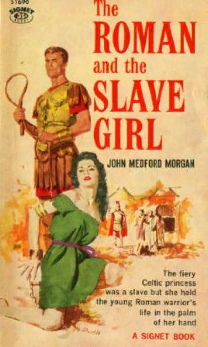 Signet Books - The Roman and the Slave Girl - John Medford Morgan