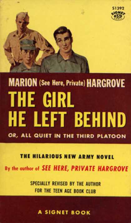 Signet Books - The girl he left behind - Marion Hargrove
