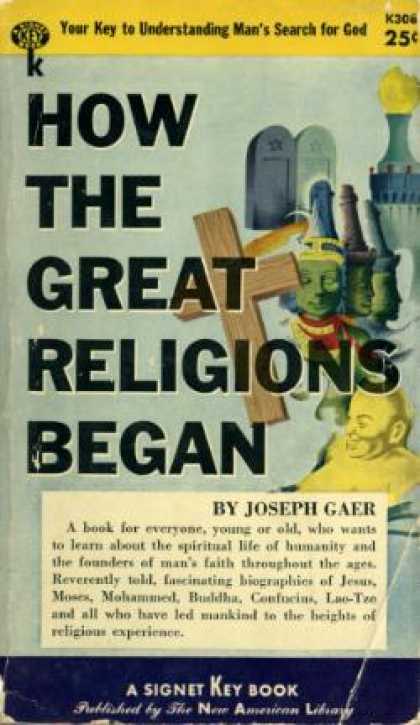 Signet Books - How the Great Religions Began - Joseph Gaer