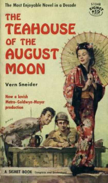 Signet Books - The Teahouse of the August Moon - Verne Sneider
