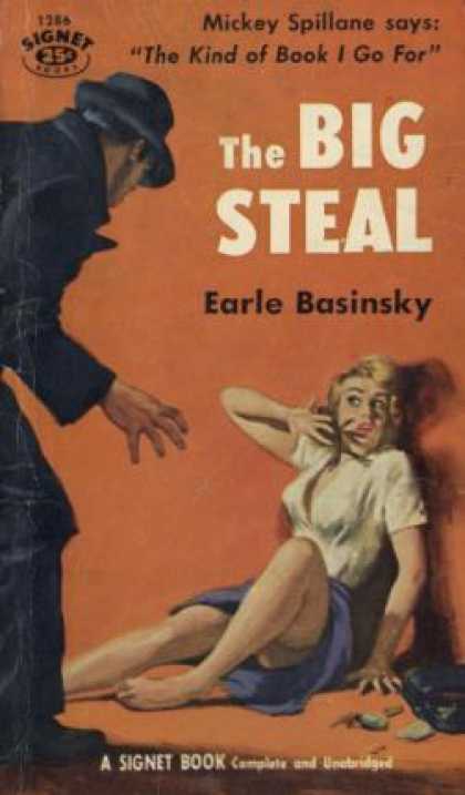 Signet Books - The Big Steal - Earle Basinsky