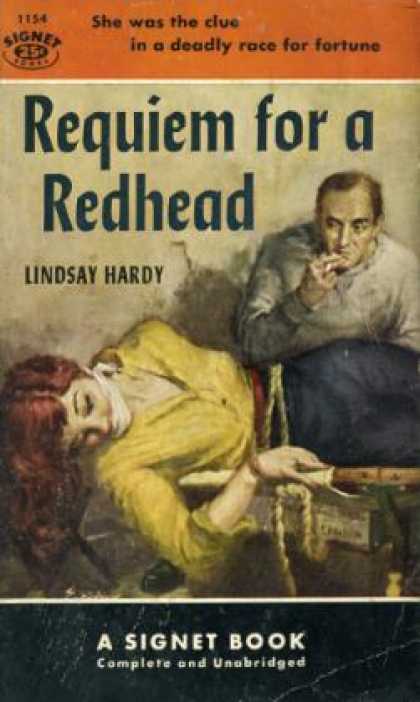 Signet Books - Requiem for a Redhead - Lindsay Hardy