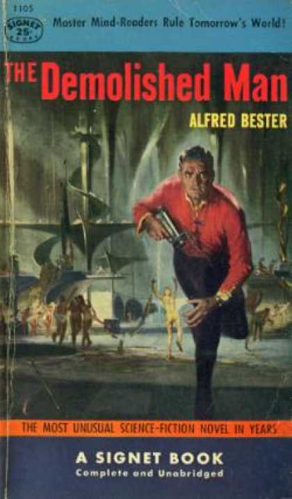 Signet Books - The Demolished Man - Alfred Bester