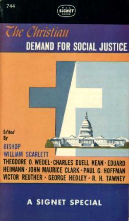 Signet Books - The Christian Demand for Social Justice - William Scarlett