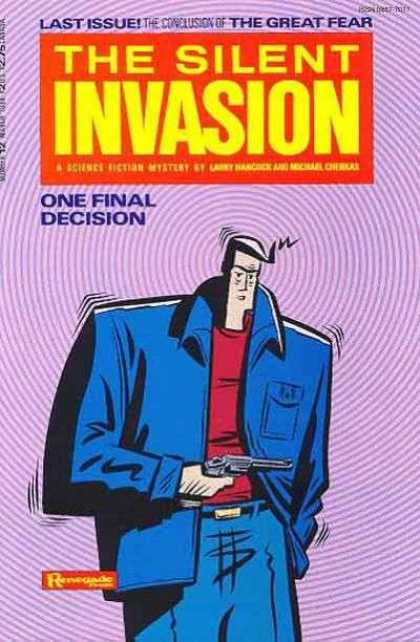Silent Invasion 12 - Last Issue - Great Fear - Man - One Final Decision - Gun