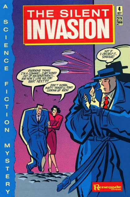 Silent Invasion 4 - 4 Oct - Cap - Tie - Coat - A Science Fiction Mystery