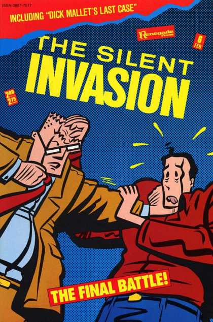 Silent Invasion 6 - Glasses - Choke Hold - Brown Suit - Red Tie - Blue Shirt