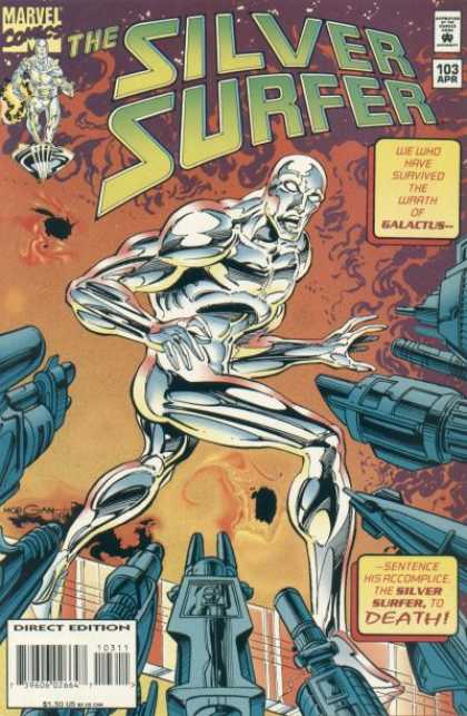 Silver Surfer (1987) 103 - Marvel Comics - Wrath - Galactus - Direct Edition - April 103