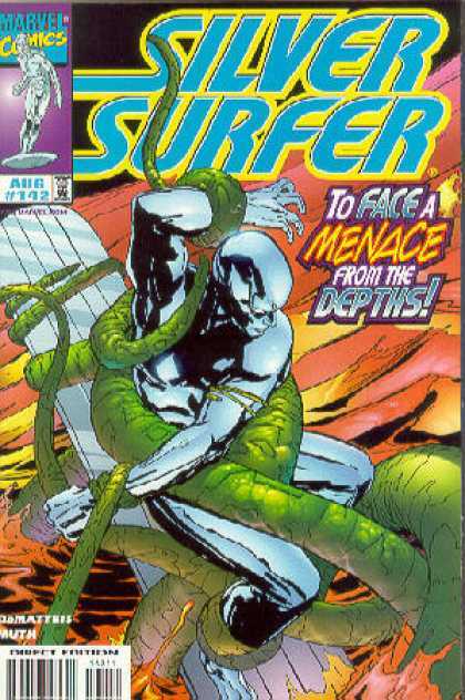 Silver Surfer (1987) 142 - Tentacles - Ocean - Depths - Menace - Marvel - Jon Muth