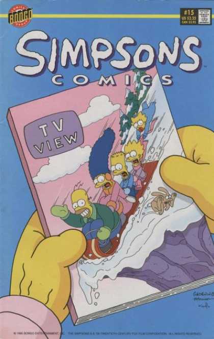 Simpsons Comics 15 - Bongo - Approved By The Comics Code Authoritytv View - 225 Us - Sky - 15 - Bill Morrison, Matt Groening
