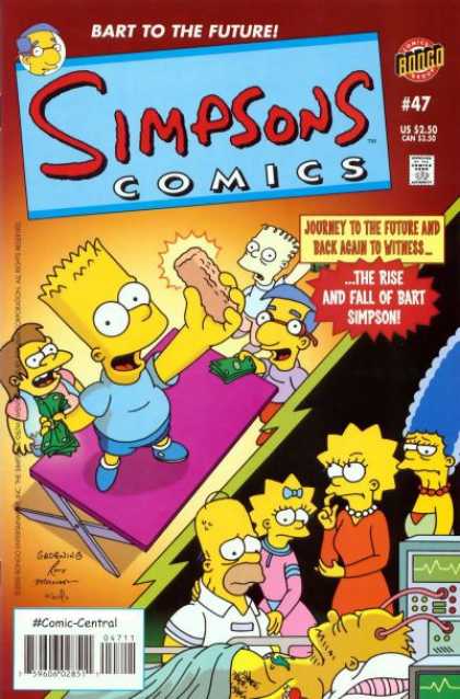 Simpsons Comics 47 - Homer - Marge - Lisa - Bart To The Future - The Rise And Fall Of Bart Simpson