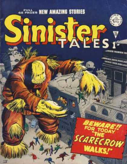 Sinister Tales 13 - Scarecrow - City - People - Straw - Giant