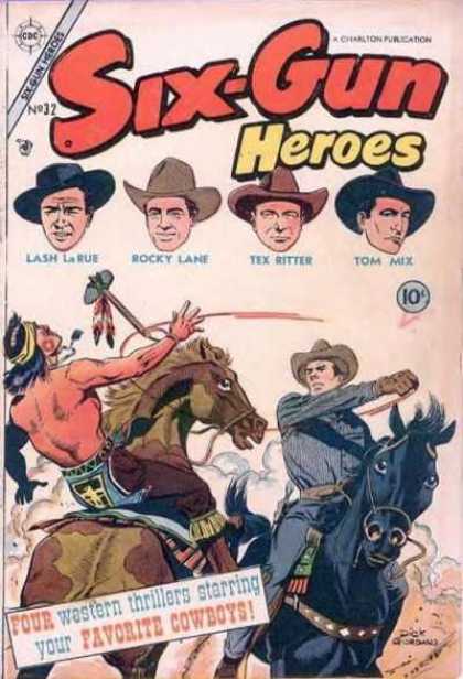 Six-Gun Heroes 32 - Lash La Rue - Rocky Lane - Tex Ritter - Tom Mix - Westerns