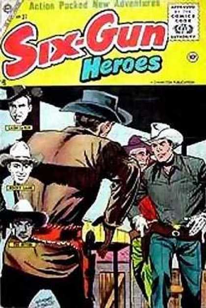 Six-Gun Heroes 37 - Cowboy - Shootem Up - Action Packed New Adventures - Westerns - Roundup