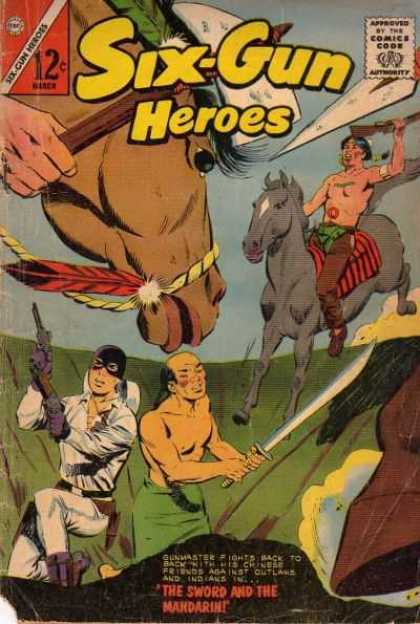 Six-Gun Heroes 73 - Six-gun - Heroes - The Sword And The Mandarin - Chinese - Indians