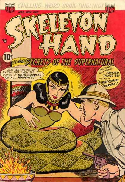 Skeleton Hand 2 - Secrets Of The Supernatural - Seta - Snake - Goddess - Safari Hat