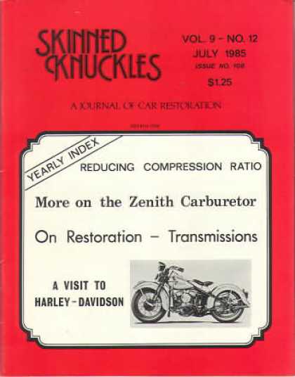 Skinned Knuckles - July 1985