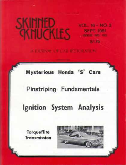Skinned Knuckles - September 1991