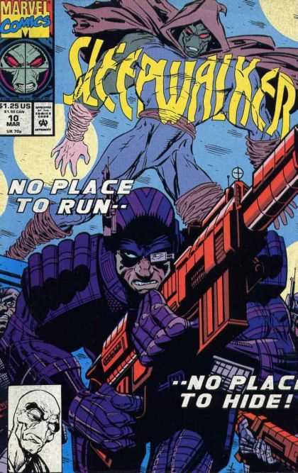Sleepwalker 10 - Marvel - March - Gun - Weapon - No Place To Run - Bret Blevins