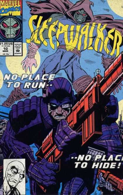 Marvel - March - Gun - Weapon - No Place To Run - Bret Blevins Sleepwalker 10 - Marvel - March - Gun - Weapon - No Place To Run - Bret Blevins