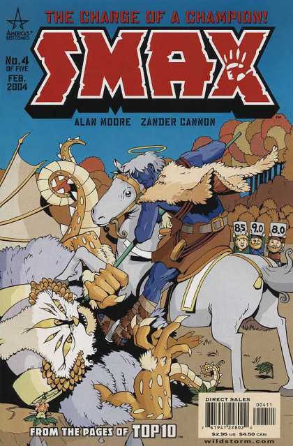 Smax 4 - The Charge Of A Champion - Alan Moore - Zander Cannon - From The Pages Of Top 10 - Grey Horse - Zander Cannon