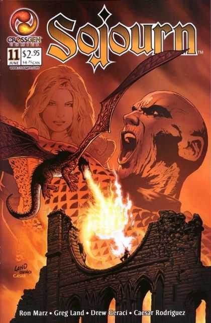 Woman - Man - Dragon - Flames - Ruins Of A Building - Drew Geraci Sojourn 11 - Woman - Man - Dragon - Flames - Ruins Of A Building - Drew Geraci